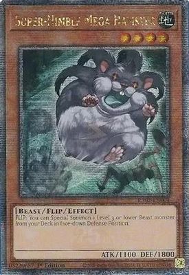 SJ Super-Nimble Mega Hamster - RA02-EN004 - Quarter Century Rare 1st Edition Rarity Collection II Singles