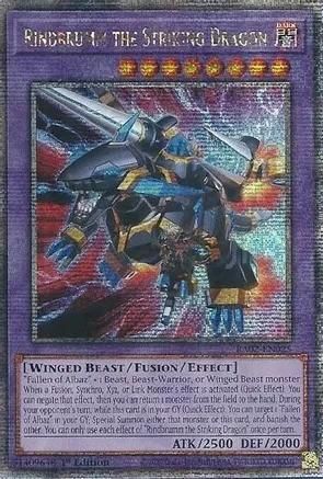 SH Rindbrumm the Striking Dragon - RA02-EN025 - Quarter Century Rare 1st Edition Rarity Collection II Singles