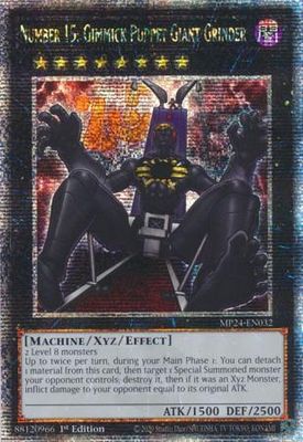 SJ Number 15: Gimmick Puppet Giant Grinder - MP24-EN032 - Quarter Century 1st Edition Mega Tin 2024 Dueling Mirrors Singles