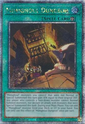 Mimighoul Dungeon - INFO-EN094 - Quarter Century Rare 1st Edition The Infinite Forbidden 1st Edition Singles