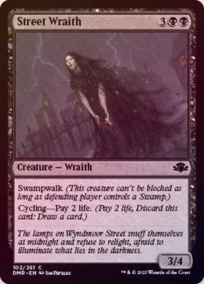 Street Wraith 102/261 - Foil Dominaria Remastered Foil Singles