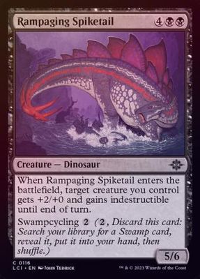Rampaging Spiketail 0116 - Foil The Lost Caverns of Ixalan Foil Singles