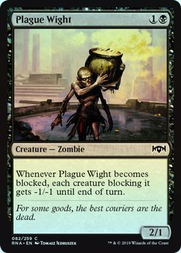 Plague Wight 082/259 - Foil Ravnica Allegiance Foil Singles