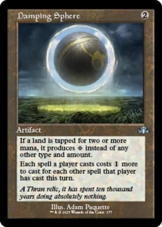 Damping Sphere 377 - Retro Frame Dominaria Remastered Collector Booster Singles
