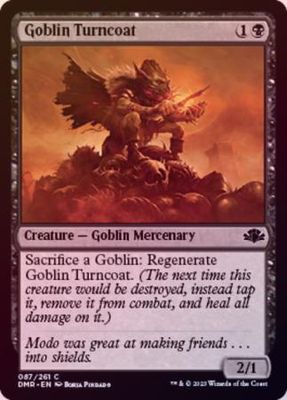Goblin Turncoat 087/261 - Foil Dominaria Remastered Foil Singles