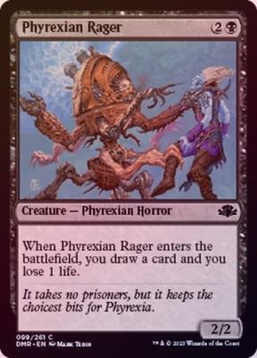 Phyrexian Rager 099/261 - Foil Dominaria Remastered Foil Singles