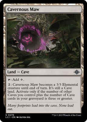 Cavernous Maw - The Lost Caverns of Ixalan (LCI) The Lost Caverns of Ixalan -Foil