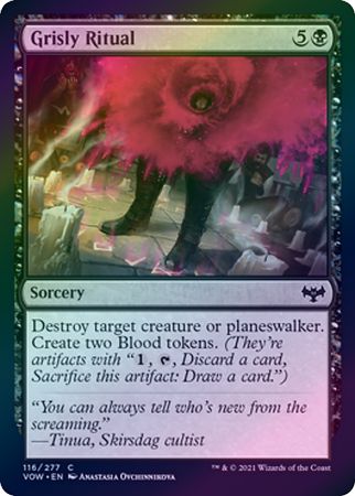 Grisly Ritual 116/277 - Foil Innistrad: Crimson Vow Foil Singles