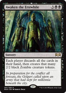 Awaken the Erstwhile 061/259 Ravnica Allegiance Singles (Español)