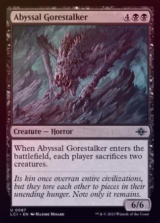 Abyssal Gorestalker 0087 - Foil The Lost Caverns of Ixalan Foil Singles