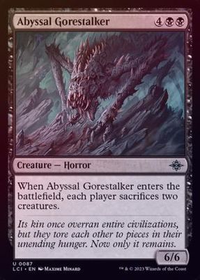 Abyssal Gorestalker 0087 - Foil The Lost Caverns of Ixalan Foil Singles