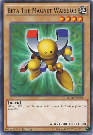 GA Beta The Magnet Warrior - SDMY-EN008 - Common 1st Edition Structure Deck: Yugi Muto [SDMY]
