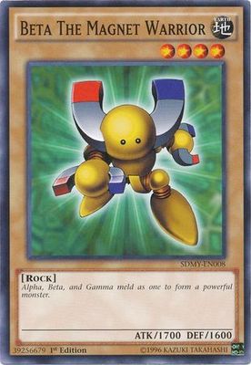 GA Beta The Magnet Warrior - SDMY-EN008 - Common 1st Edition Structure Deck: Yugi Muto [SDMY]