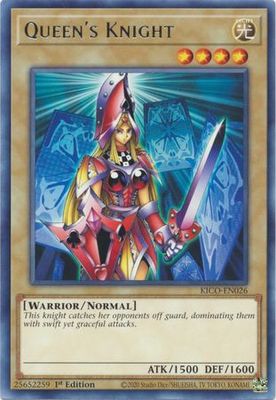 Queen&#39;s Knight - KICO-EN026 - Rare 1st Edition King&#39;s Court 1st Edition Singles (español)