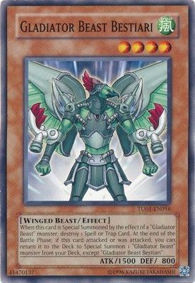 Gladiator Beast Bestiari - TU01-EN016 - Common Unlimited Turbo Pack 1 TU01