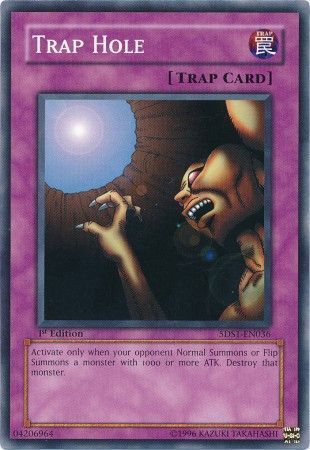 Trap Hole - 5DS1-EN036 - Common 1st Edition Starter Deck: 5D&#39;s (2008) 1st Edition Singles