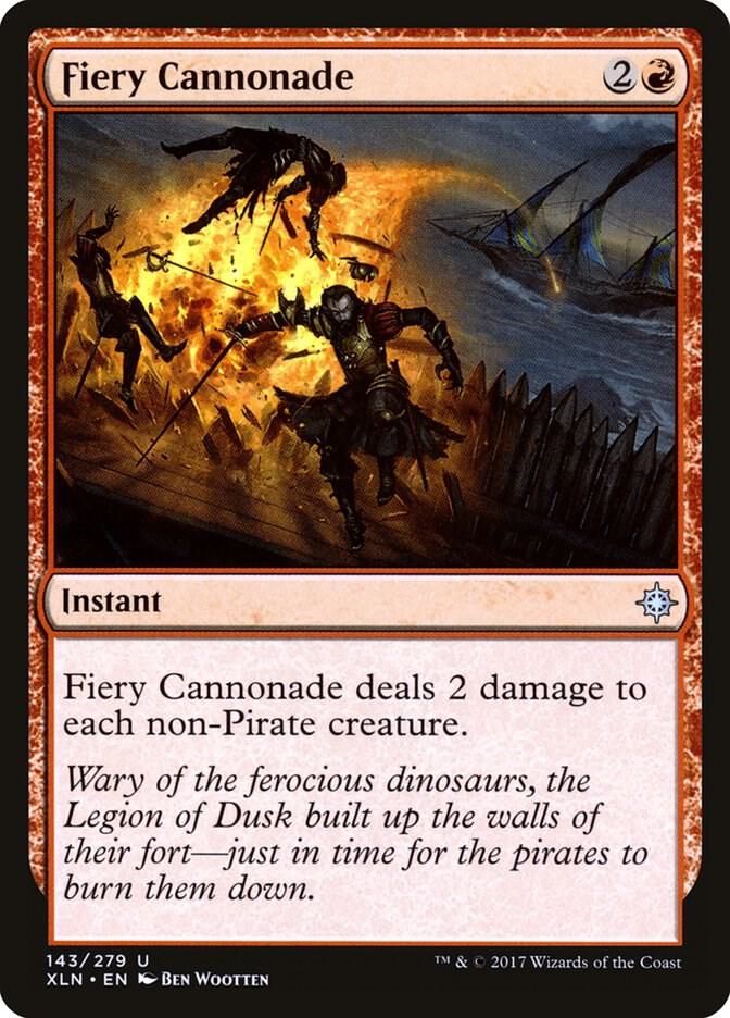 Fiery Cannonade 143/279 - Ixalan (XLN) Ixalan