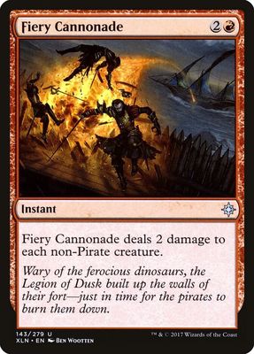 Fiery Cannonade - Ixalan (XLN) Ixalan