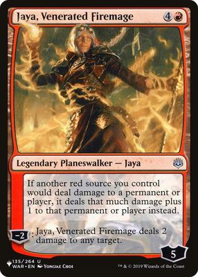 Jaya, Venerated Firemage - The List Reprints (LIST) The List Reprints