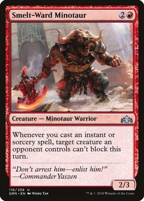 Smelt-Ward Minotaur - Guilds of Ravnica (GRN) Guilds of Ravnica