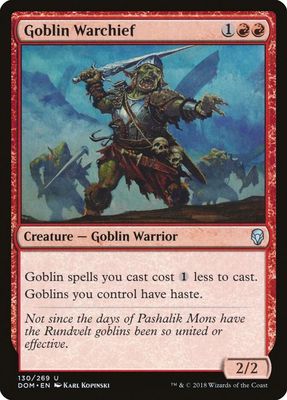 Goblin Warchief - Dominaria (DOM) Dominaria