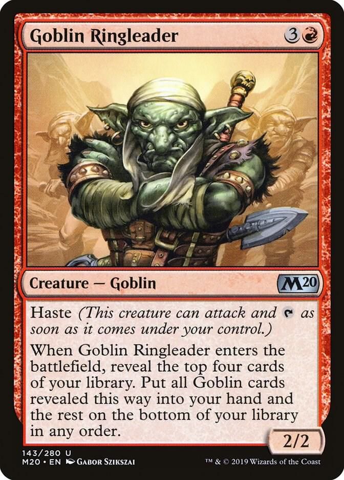 Goblin Ringleader 143/280- Core Set 2020 (M20) Core Set 2020