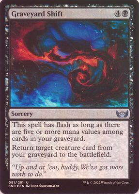 Graveyard Shift 081/281 - Foil Streets of New Capenna Foil Singles