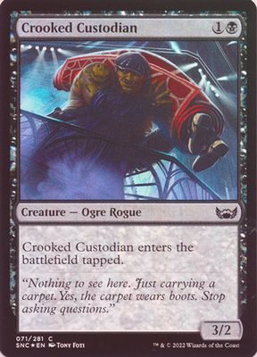 Crooked Custodian 071/281 - Foil Streets of New Capenna Foil Singles