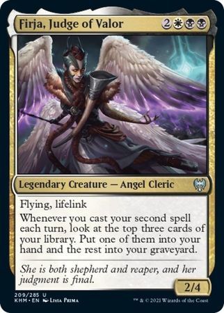 Firja, Judge of Valor 209/285 Kaldheim Singles