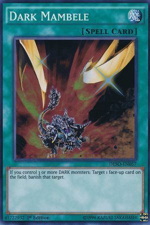 Dark Mambele - DESO-EN057 - Super Rare 1st Edition Destiny Soldiers 1st Edition Singles (espanol)