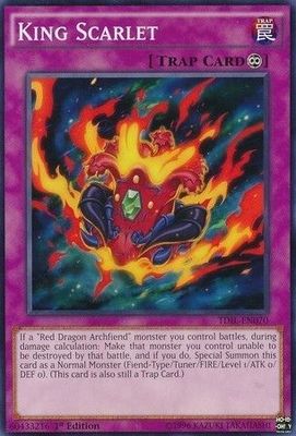 King Scarlet - TDIL-EN070 - Common 1st Edition The Dark Illusion 1st Edition Singles