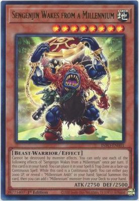 SJ Sengenjin Wakes from a Millennium - INFO-EN001 - Ultra Rare 1st Edition The Infinite Forbidden 1st Edition Singles