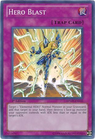 Hero Blast - RYMP-EN032 - Super Rare 1st Edition Ra Yellow Mega Pack 1st Edition Singles