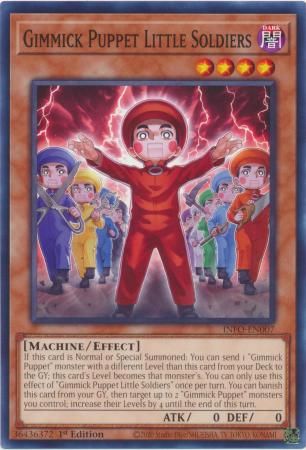 Gimmick Puppet Little Soldiers - INFO-EN007 - Common 1st Edition The Infinite Forbidden 1st Edition Singles