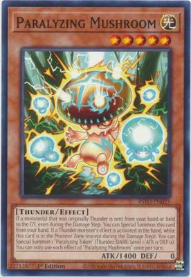 Paralyzing Mushroom - INFO-EN025 - Common 1st Edition The Infinite Forbidden 1st Edition Singles