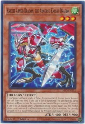 Knight Armed Dragon, the Armored Knight Dragon - INFO-EN012 - Common 1st Edition The Infinite Forbidden 1st Edition Singles