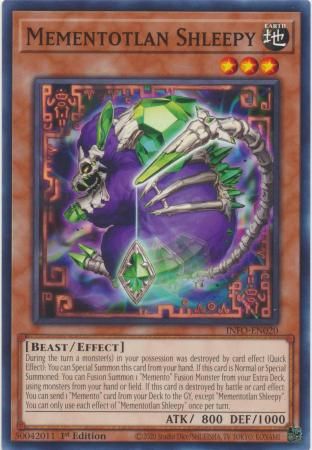 Mementotlan Shleepy - INFO-EN020 - Common 1st Edition The Infinite Forbidden 1st Edition Singles