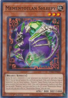 Mementotlan Shleepy - INFO-EN020 - Common 1st Edition The Infinite Forbidden 1st Edition Singles