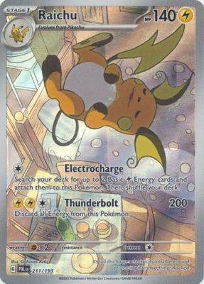 SJ Raichu - 211/193 - Illustration Rare Scarlet &amp; Violet: Paldea Evolved Singles