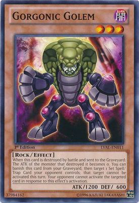 Gorgonic Golem - LVAL-EN011 - Common 1st Edition Legacy of the Valiant 1st Edition Singles