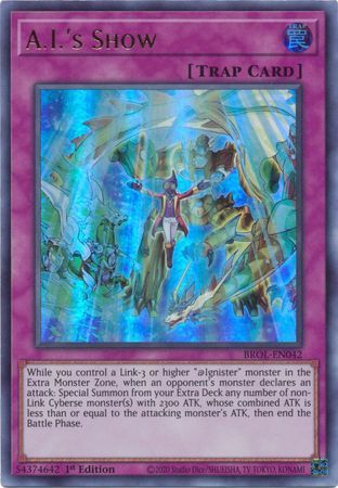 A.I.&#39;s Show - BROL-EN042 - Ultra Rare 1st Edition Brothers of Legend 1st Edition Singles