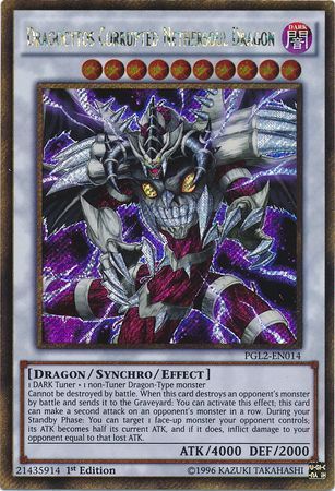 SH Dragocytos Corrupted Nethersoul Dragon - PGL2-EN014 - Gold Secret Rare 1st Edition Premium Gold: Return of the Bling 1st Edition Singles