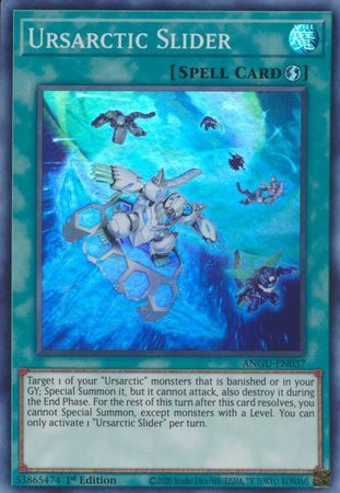 Ursarctic Slider - ANGU-EN037 - Super Rare 1st Edition Ancient Guardians 1st Edition Singles *Espanol*