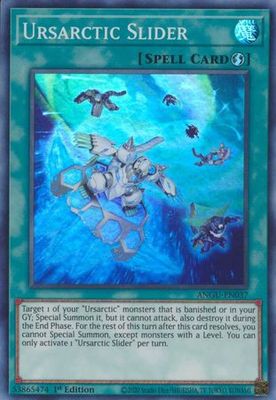 Ursarctic Slider - ANGU-EN037 - Super Rare 1st Edition Ancient Guardians 1st Edition Singles