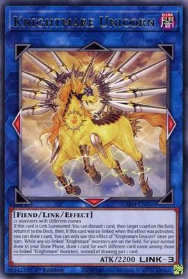 Knightmare Unicorn - GEIM-EN050 - Rare 1st Edition Genesis Impact [GEIM] 1st Edition Singles