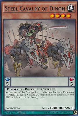 Steel Cavalry of Dinon - BOSH-EN000 - Rare 1st Edition Breakers of Shadow 1st Edition Singles *Espanol*
