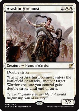 Arashin Foremost 003/264 Dragons of Tarkir Singles (Español)