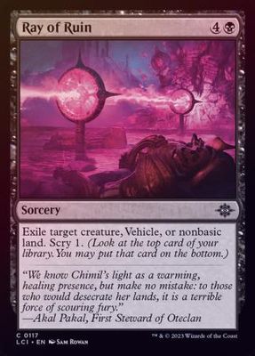Ray of Ruin 0117 - Foil The Lost Caverns of Ixalan Foil Singles