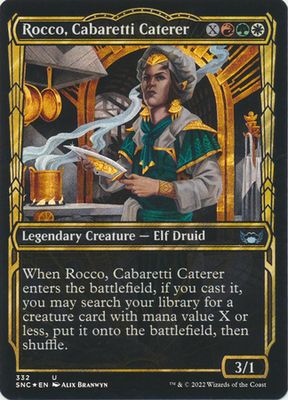 Rocco, Cabaretti Caterer (Showcase) 332 - Streets of New Capenna (SNC) (Español)