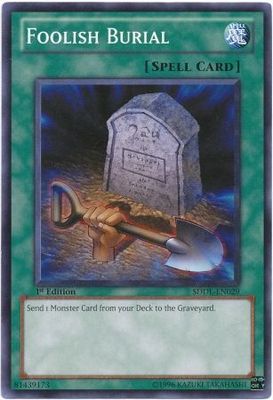 Foolish Burial - SDDL-EN029 - Common 1st Edition Structure Deck: Dragunity Legion [SDDL] 1st Edition Singles